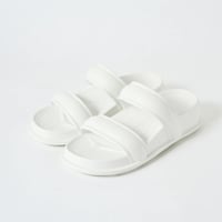 Double Strap Sandals<White>