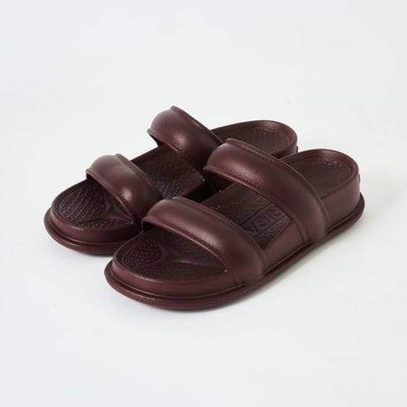 Double Strap Sandals<Wine red>