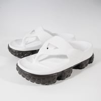 Flip Strap Sandals<White>