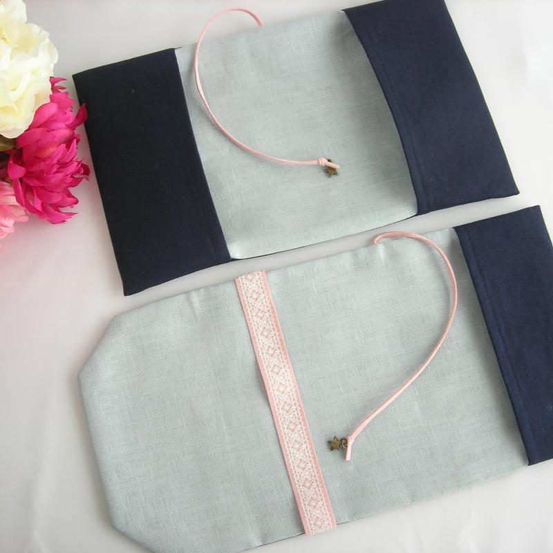 1】手刺繍 文庫本カバー・手帳カバー・小型・中型聖書カバー・讃美歌