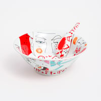 美濃のラーメンどんぶり　　 竹中直人