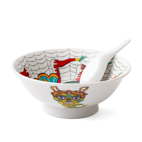 美濃のラーメンどんぶり　　 田名網 敬一