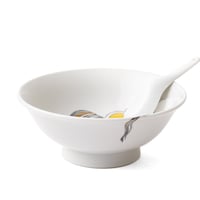 美濃のラーメンどんぶり　　 束芋