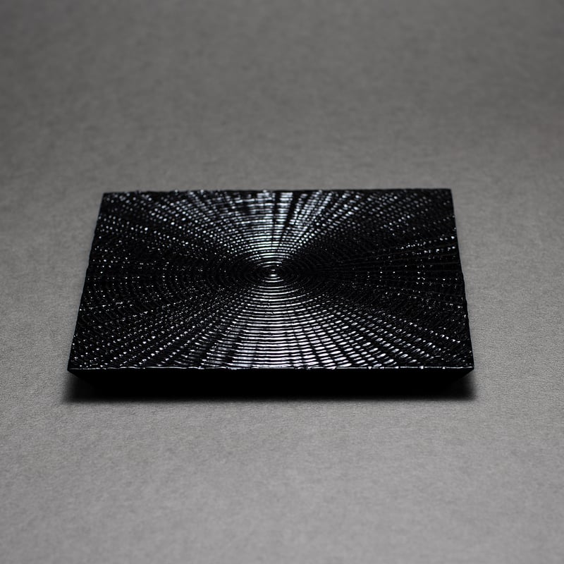 光四方皿 小（15cm角）村田好謙 作 | Life with Kogei 暮らしに工芸を