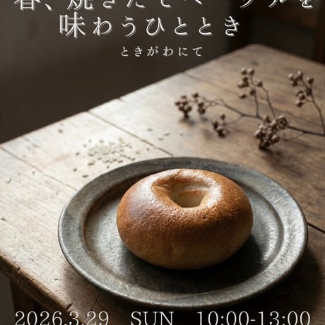 3/29 生米ベーグルと重ね煮　（ときがわ町）