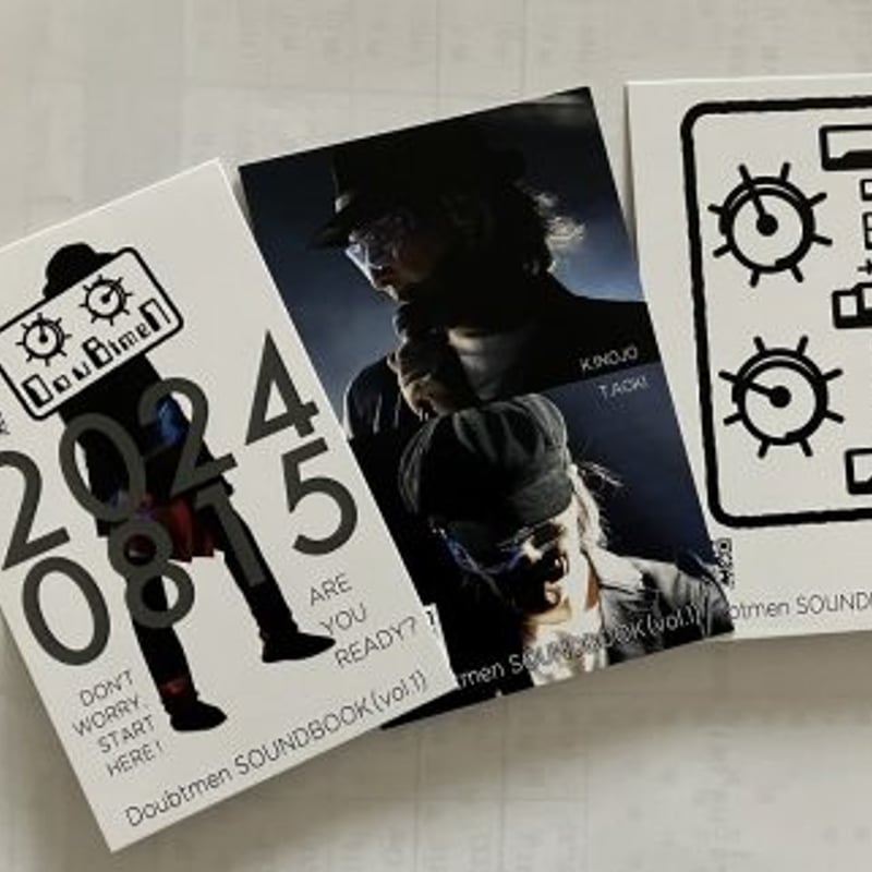 M-CARD「ダウトメン／サウンドブック(vol.1)」 | ダウトメンショップ