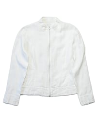 White linen jacket