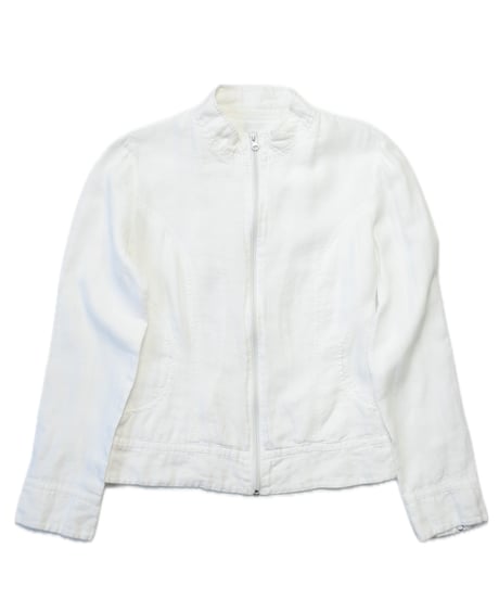 White linen jacket
