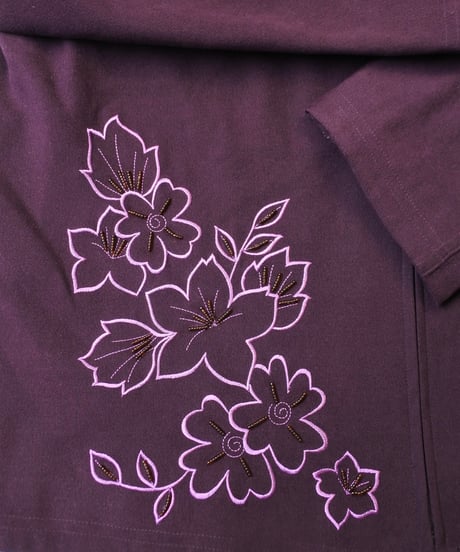 flower embroidered jacket