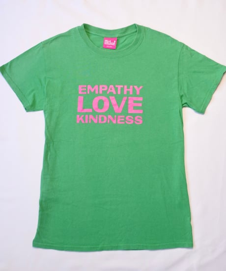 Green×Pink logo tee