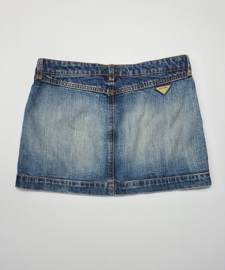super mini denim skirt