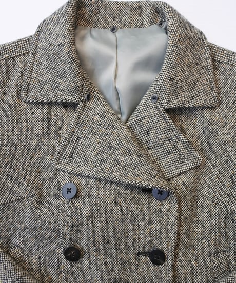 double buttoned p coat