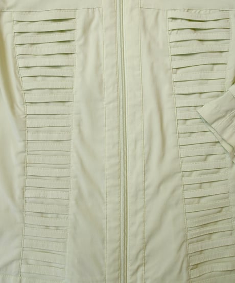 double zip green jacket