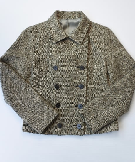 double buttoned p coat