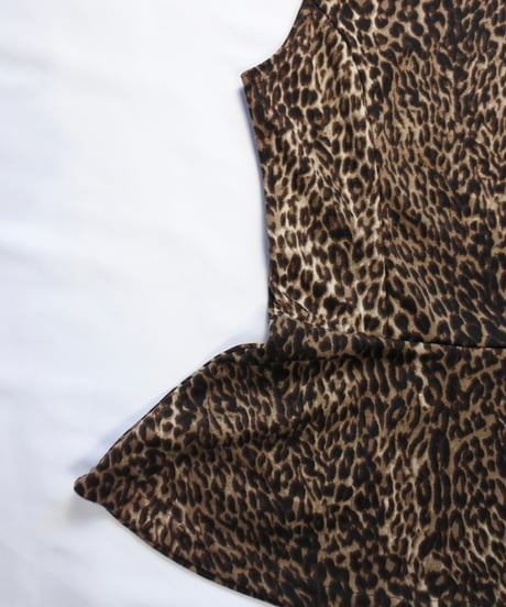 leopard peplum