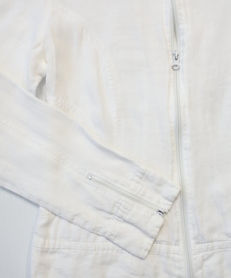 White linen jacket