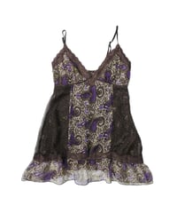 Paisley-Print camisole tunic