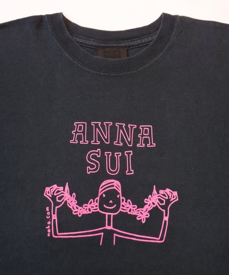 anna sui baby tee / black