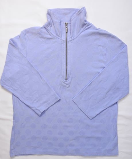half zip dot top