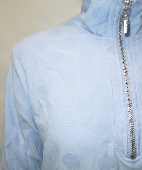 half zip dot top