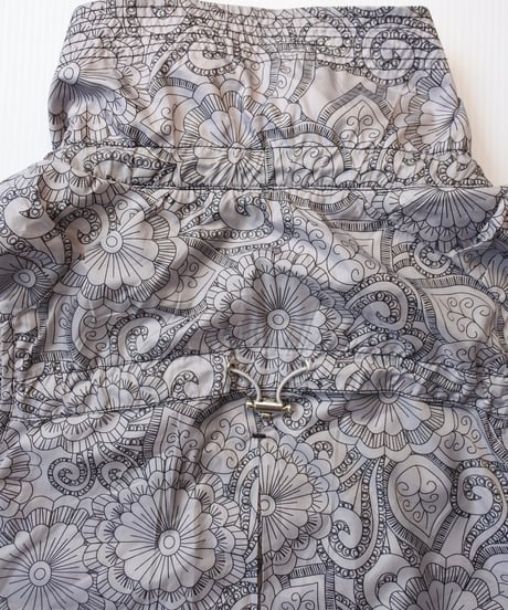 floral patterned zip vest