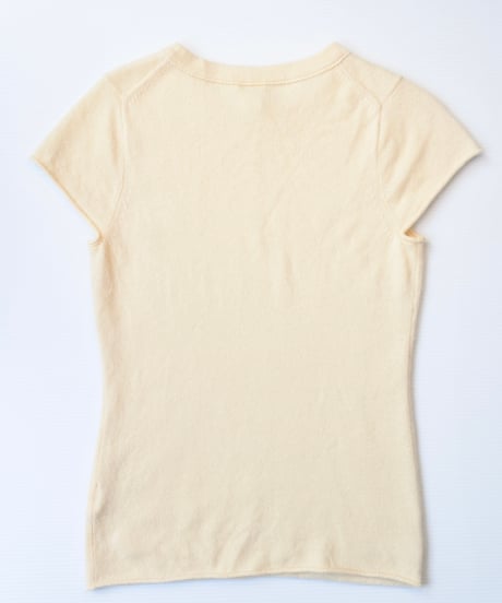 Cashmere yellow knit Tee