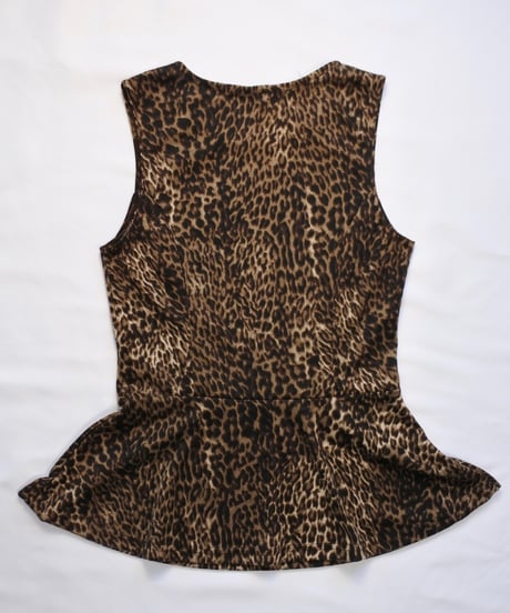 leopard peplum