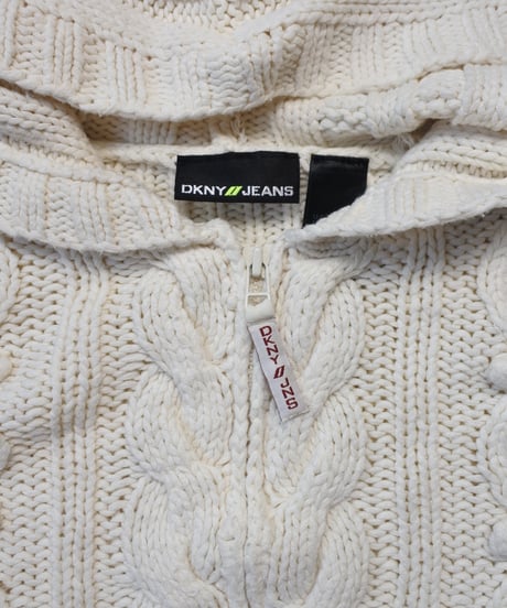 DKNY jeans knit zip up