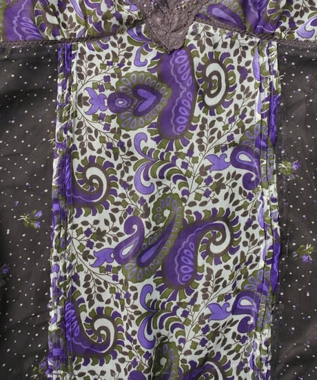 Paisley-Print camisole tunic