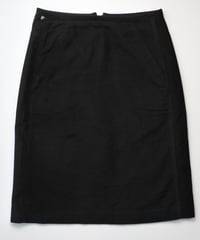 Suede tight skirt