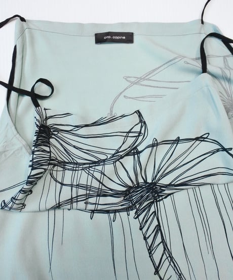 Cop.copine mint colored dress