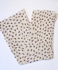 Butterfly patterned scarf