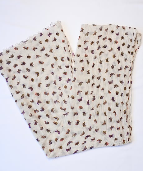 Butterfly patterned scarf