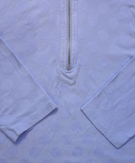 half zip dot top