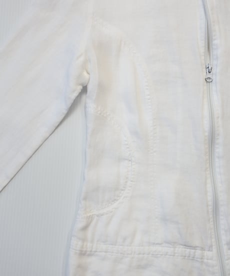 White linen jacket