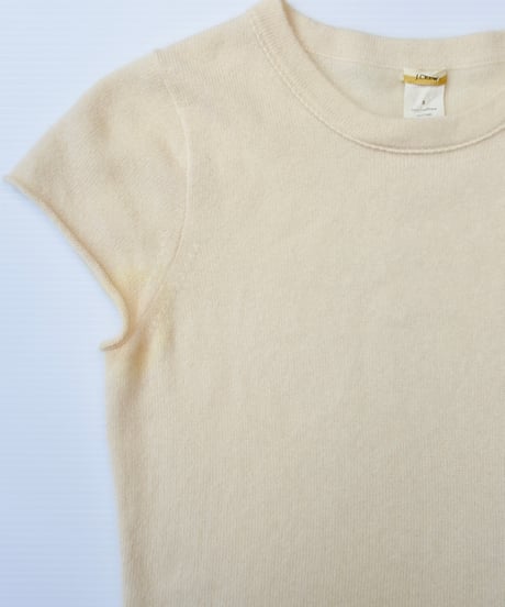 Cashmere yellow knit Tee