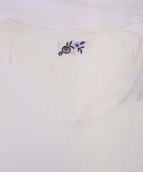 flower embroidered top