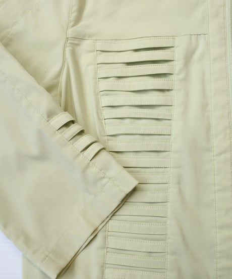 double zip green jacket