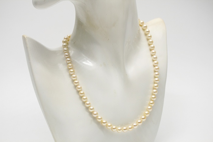 アコヤ真珠パールネックレス 6.5-7.0mm クリーム系カラー | eiho-pearl