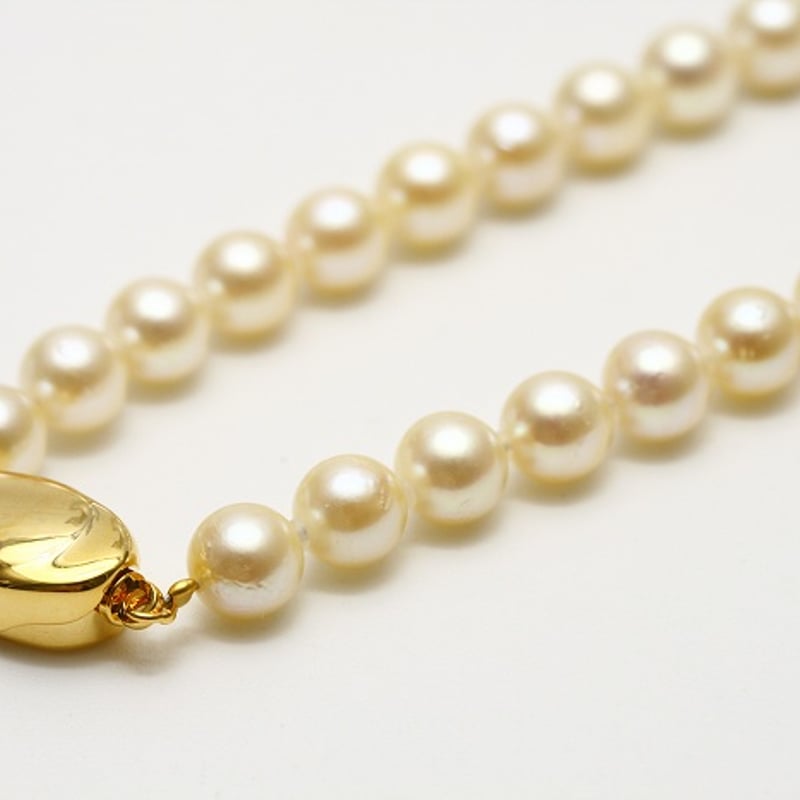 アコヤ真珠パールネックレス 6.5-7.0mm クリーム系カラー | eiho-pearl