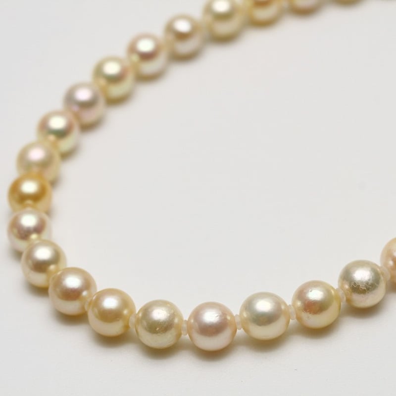 アコヤ真珠パールネックレス 5.5-6.0mm マルチカラー | eiho-pearl