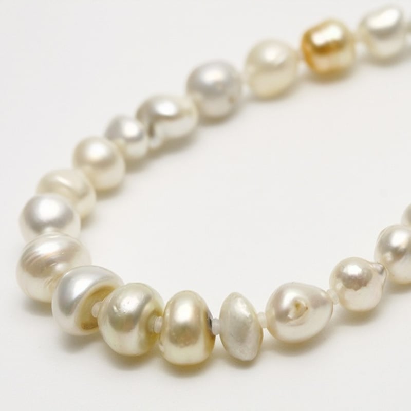 南洋白蝶真珠パールネックレス ケシ 8-4mm マルチカラー | eiho-pearl