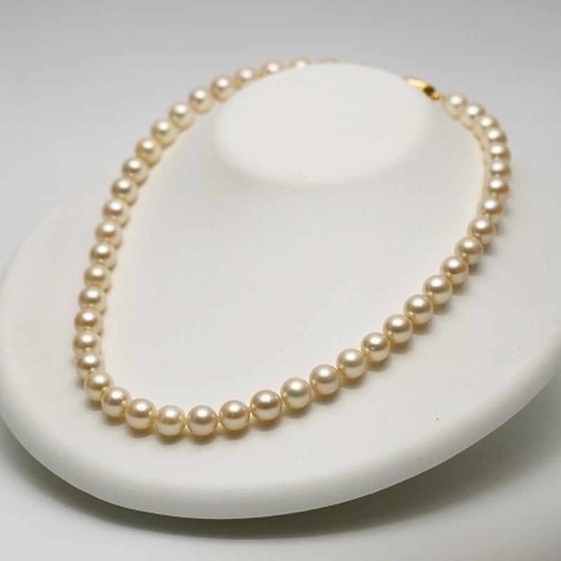 アコヤ真珠パールネックレス　8.5-9.0mm　クリームカラー 楽天市場】アコヤ真珠パールネックレス 8.5-9.0mm クリームカラー