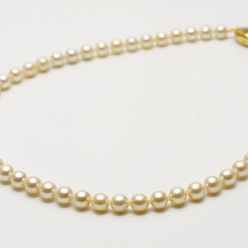アコヤ真珠パールネックレス 6.5-7.0mm クリーム系カラー | eiho-pearl