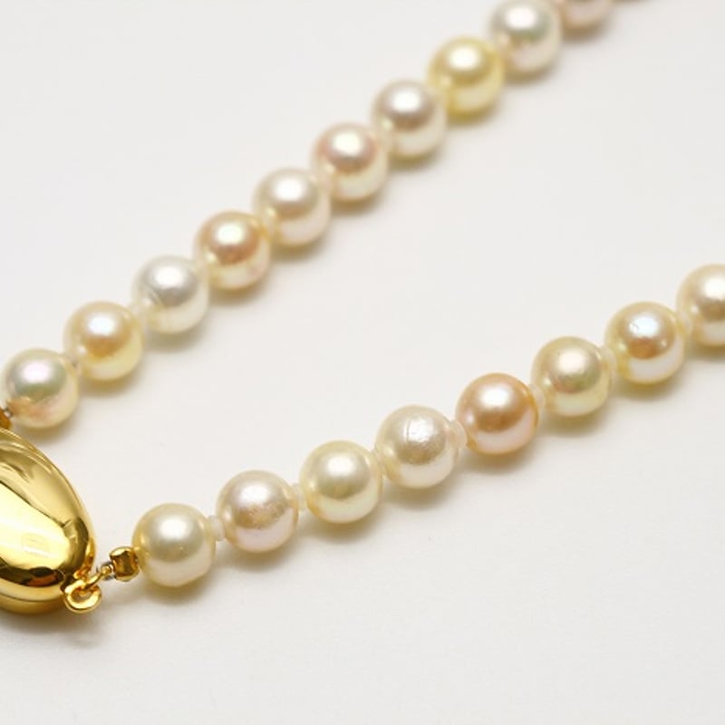 アコヤ真珠パールネックレス 5.5-6.0mm マルチカラー | eiho-pearl