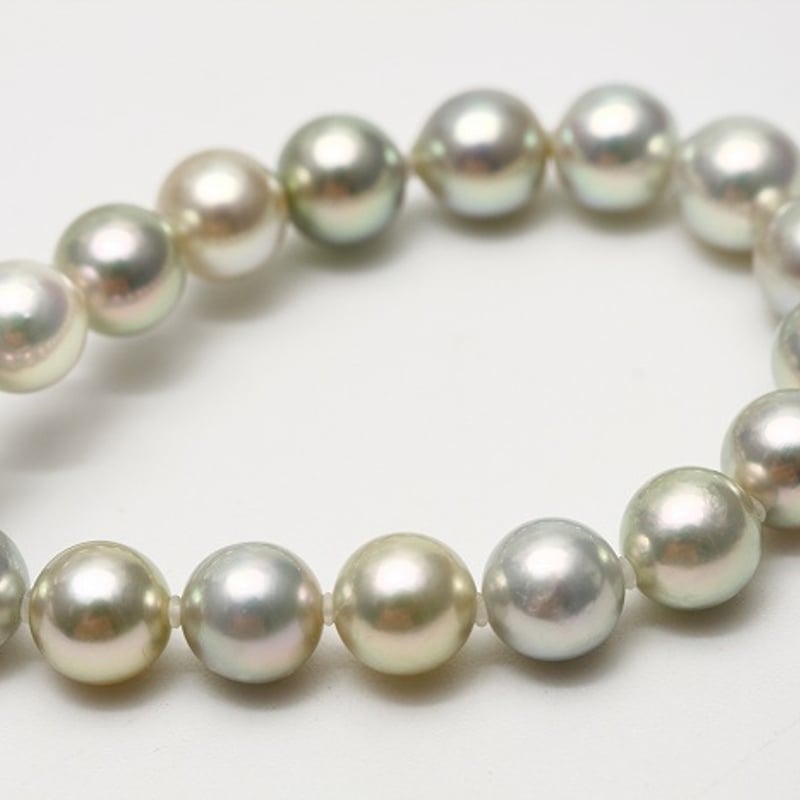アコヤ真珠パールネックレス 7.0-9.0mm マルチカラー | eiho-pearl