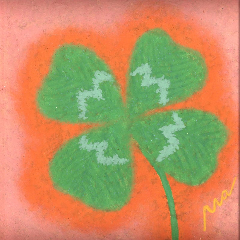 四つ葉のクローバー 5 MO-2026-10 | Makoto Odagiri Art Gal