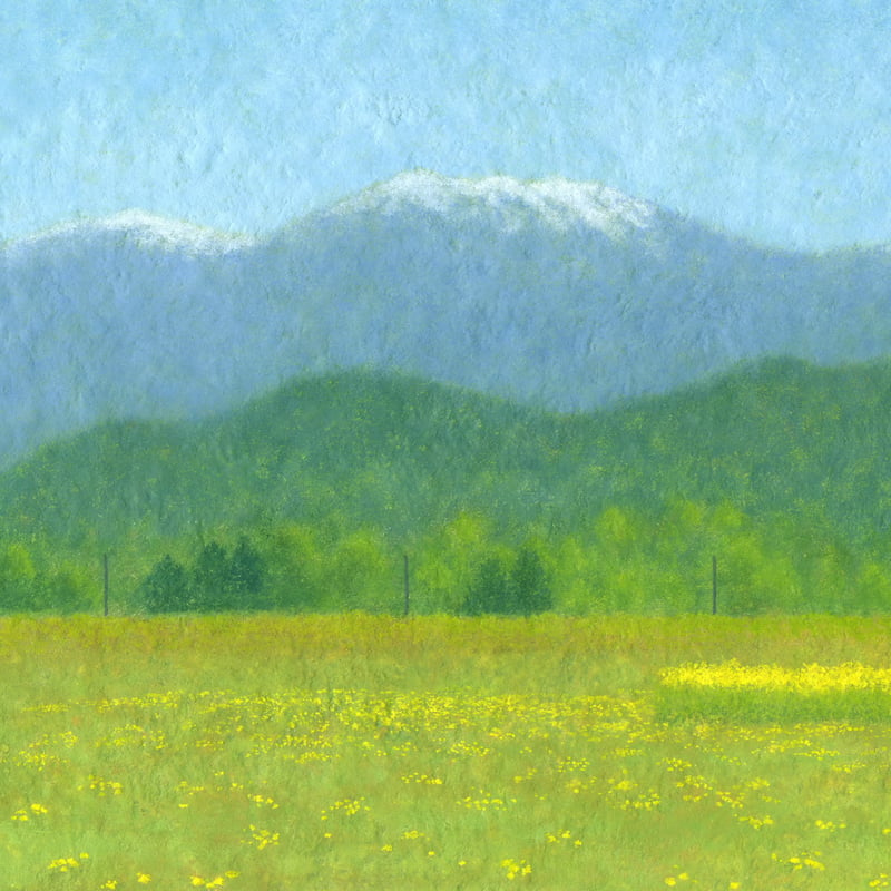 春の安曇野 | Makoto Odagiri Art Gallery