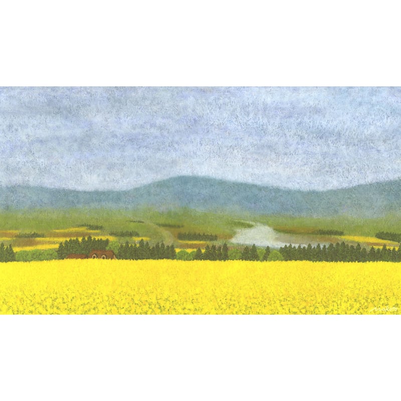 一面の菜の花 | Makoto Odagiri Art Gallery