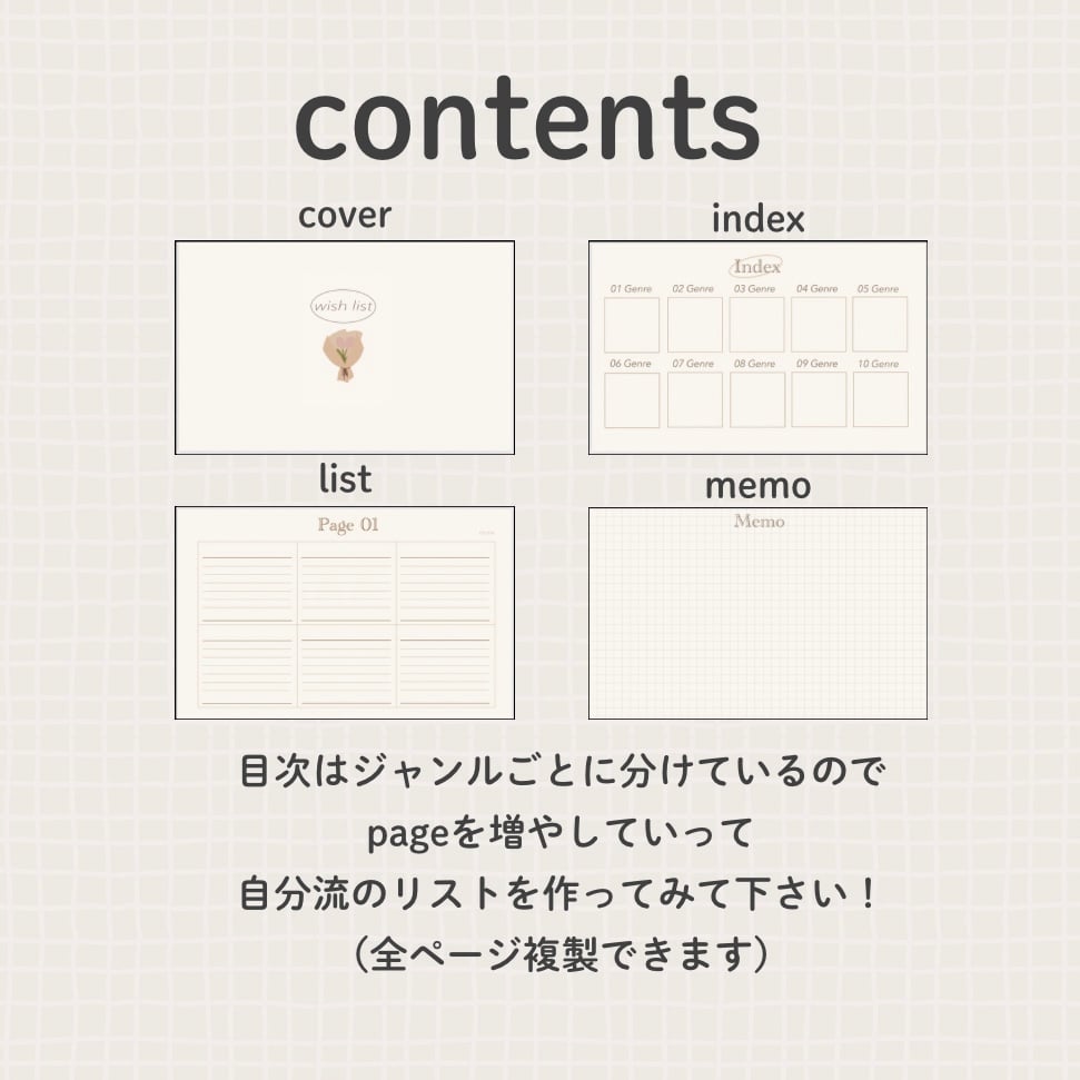 wish list】ほしい物リスト | blueming shop
